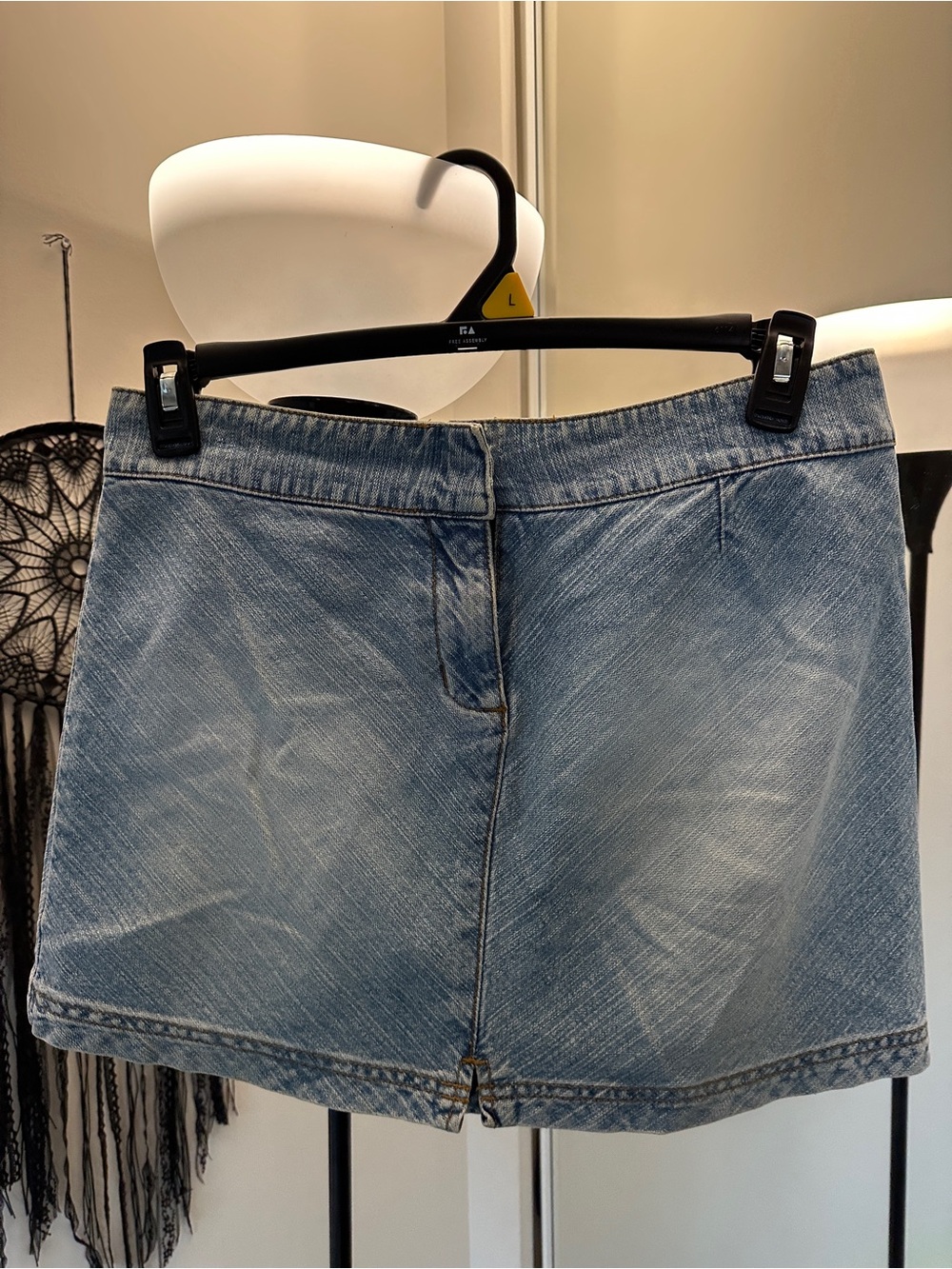 Smart Set Light Blue Denim Mini Skirt